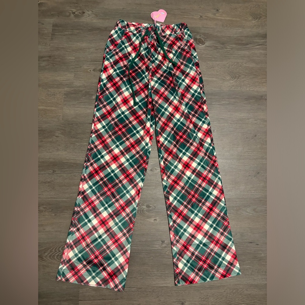 NWT Dolls Kill / Sugar Thrillz Candy Cane Plaid Sweatpants